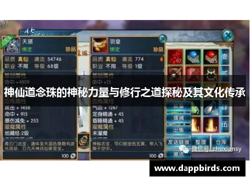 神仙道念珠的神秘力量与修行之道探秘及其文化传承 神仙道念珠的神秘力量与修行之道探秘及其文化传承